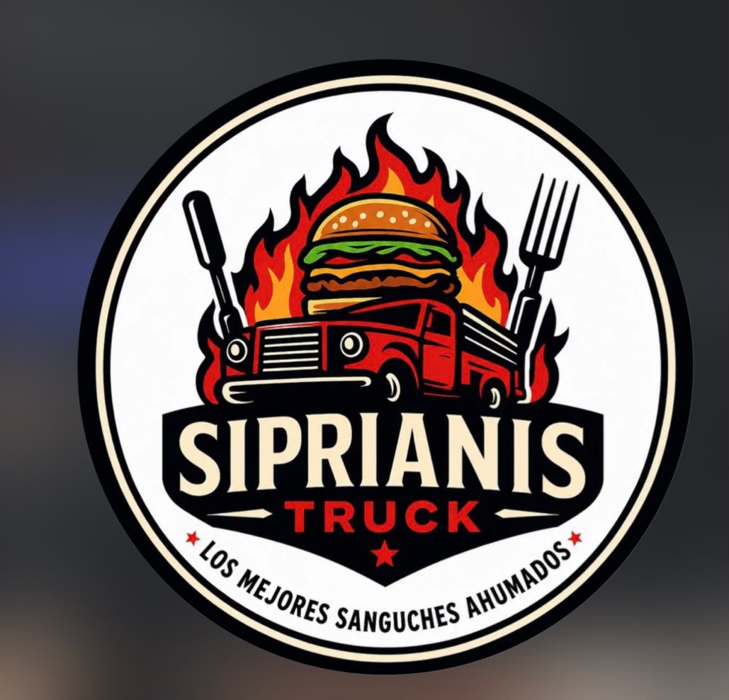Siprianis Food Truck Logo